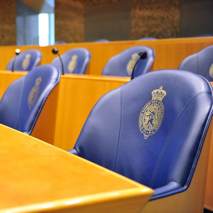 stoelen in de Tweede Kamer